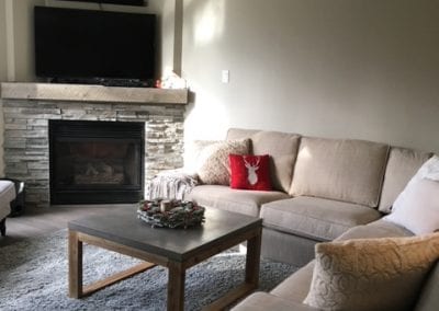 Condo Reno with Fireplace